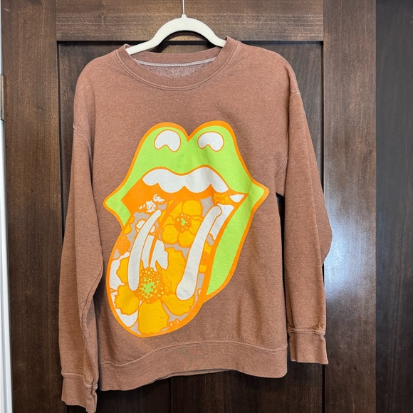 Urban Outfitters Rolling Stones Oversized Crewneck - Picture 2 of 3